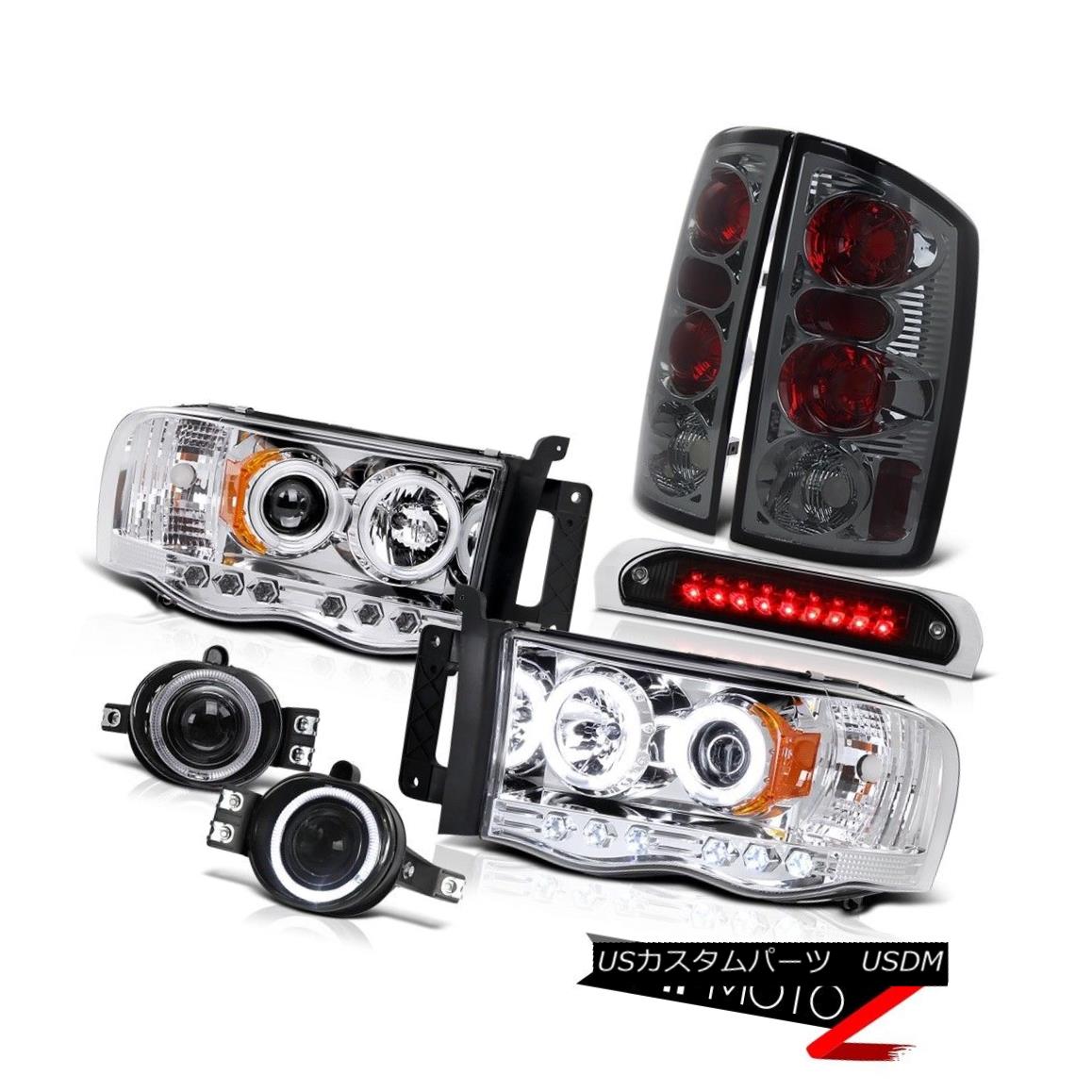 ヘッドライト CCFL Halo Headlight Brake Tail Lights Projector Fog Third Cargo LED 02-05 Ram WS CCFL Haloヘッドライトブレーキテールライトプロジェクターフォグ第3貨物LED 02-05 Ram WS 【並行輸入品】