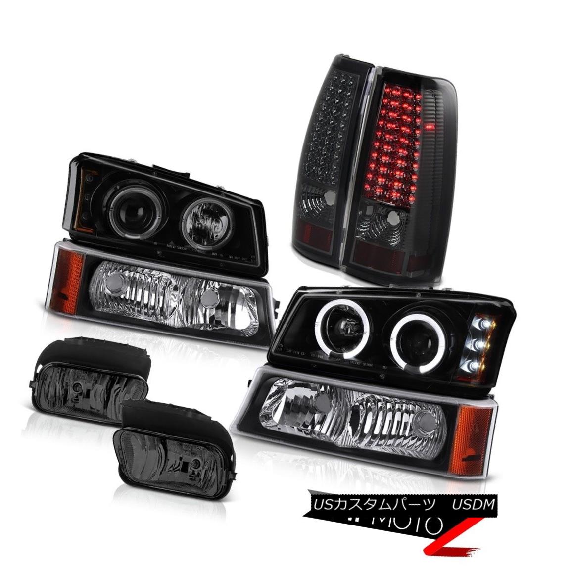ヘッドライト 2003 2004 Silverado Halo Headlights Bumper Signal Tail Lights Driving Foglights 2003 2004 Silverado Haloヘッドライトバンパー信号テールライトドライビングフォギーライト 【並行輸入品】