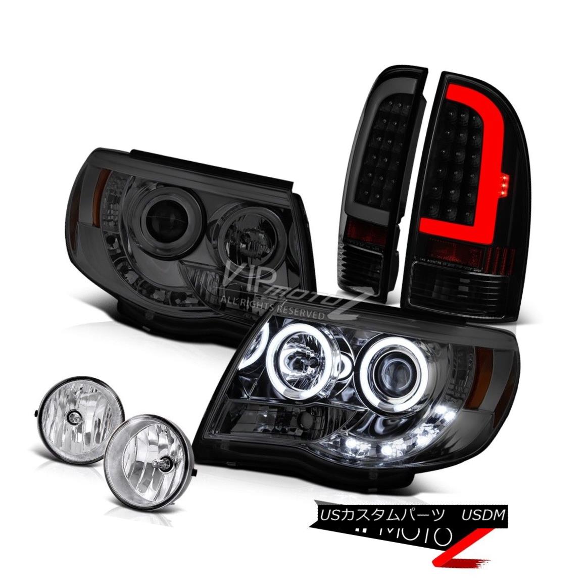 ヘッドライト 05-11 Toyota Tacoma Darkest Smoke Led Rear Custom Head Lights Clear Chrome Spot 05-11 Toyota Tacoma Darkest Smoke Ledリアカスタムヘッドライトクリアクロムスポット 【並行輸入品】