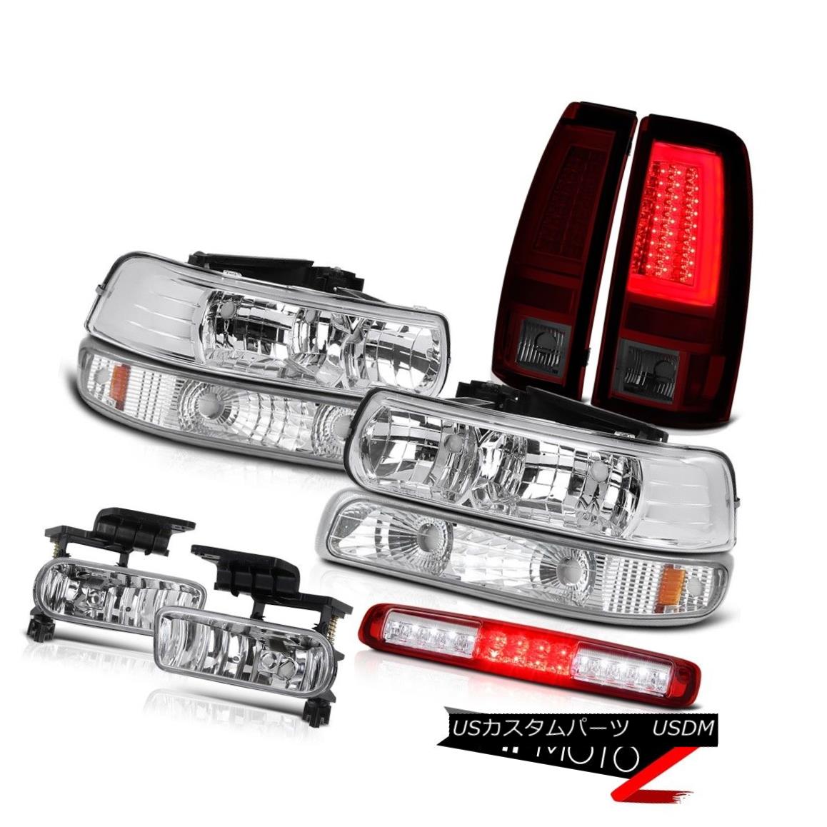 ヘッドライト 1999-2002 Chevy Silverado Taillights Bumper Light Headlights 3rd Brake Foglights 1999-2002シボレーシルバラードテールライトバンパーライトヘッドライト第3ブレーキフォグライト 【並行輸入品】