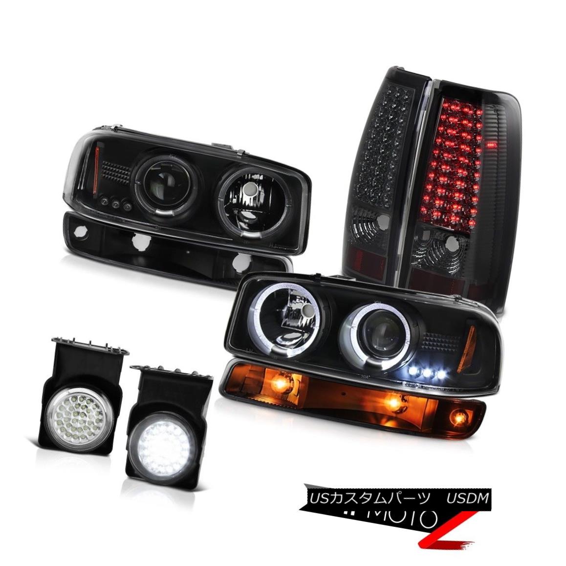 ヘッドライト 2003-2006 Sierra 6.0L Crystal clear fog lamps taillights turn signal headlights 2003-2006シエラ6.0Lクリスタルクリアフォグランプテールライトヘッドライト 【並行輸入品】