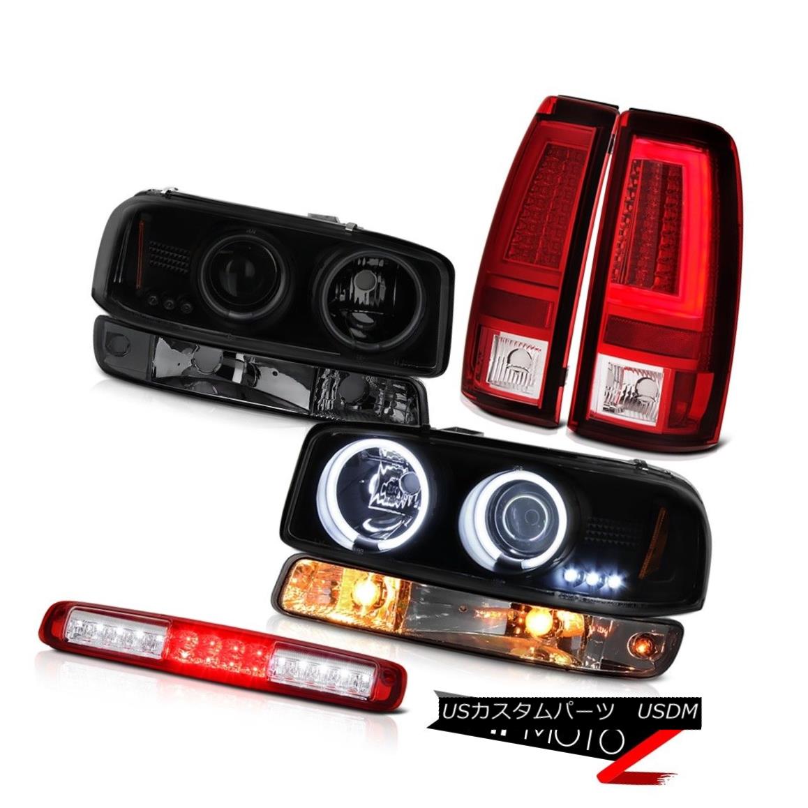 ヘッドライト 99-06 Sierra 4.3L Bloody Red Tail Lights Third Brake Light Bumper Headlamps LED 99-06シエラ4.3Lブラッディレッドテールライト第3ブレーキライトバンパーヘッドランプLED 【並行輸入品】