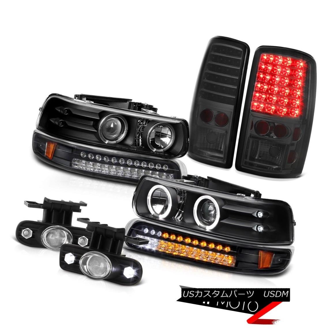 ヘッドライト 00 01 02 03 04 05 06 Suburban 5.3L Black Projector Headlight LED Tail Light Fog 00 01 02 03 04 05 06郊外5.3L黒プロジェクターヘッドライトLEDテールライトフォグ 【並行輸入品】