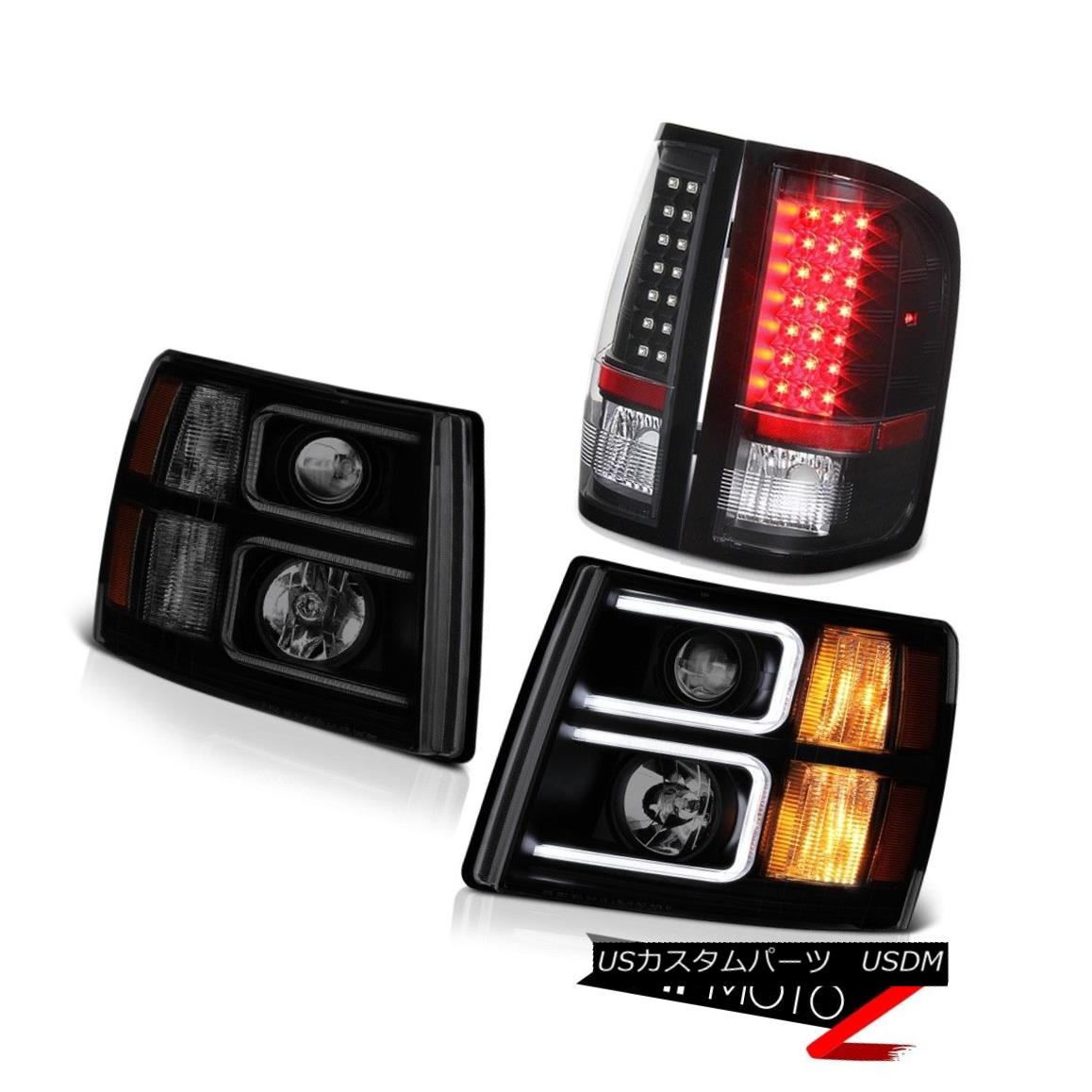 ヘッドライト 07 08 09 10 11 12 13 Silverado LTZ Headlights Matte Black Taillamps SMD Newest 07 08 09 10 11 12 13シルバラードLTZヘッドライトマットブラックトライアングルSMD最新 【並行輸入品】 127,600円