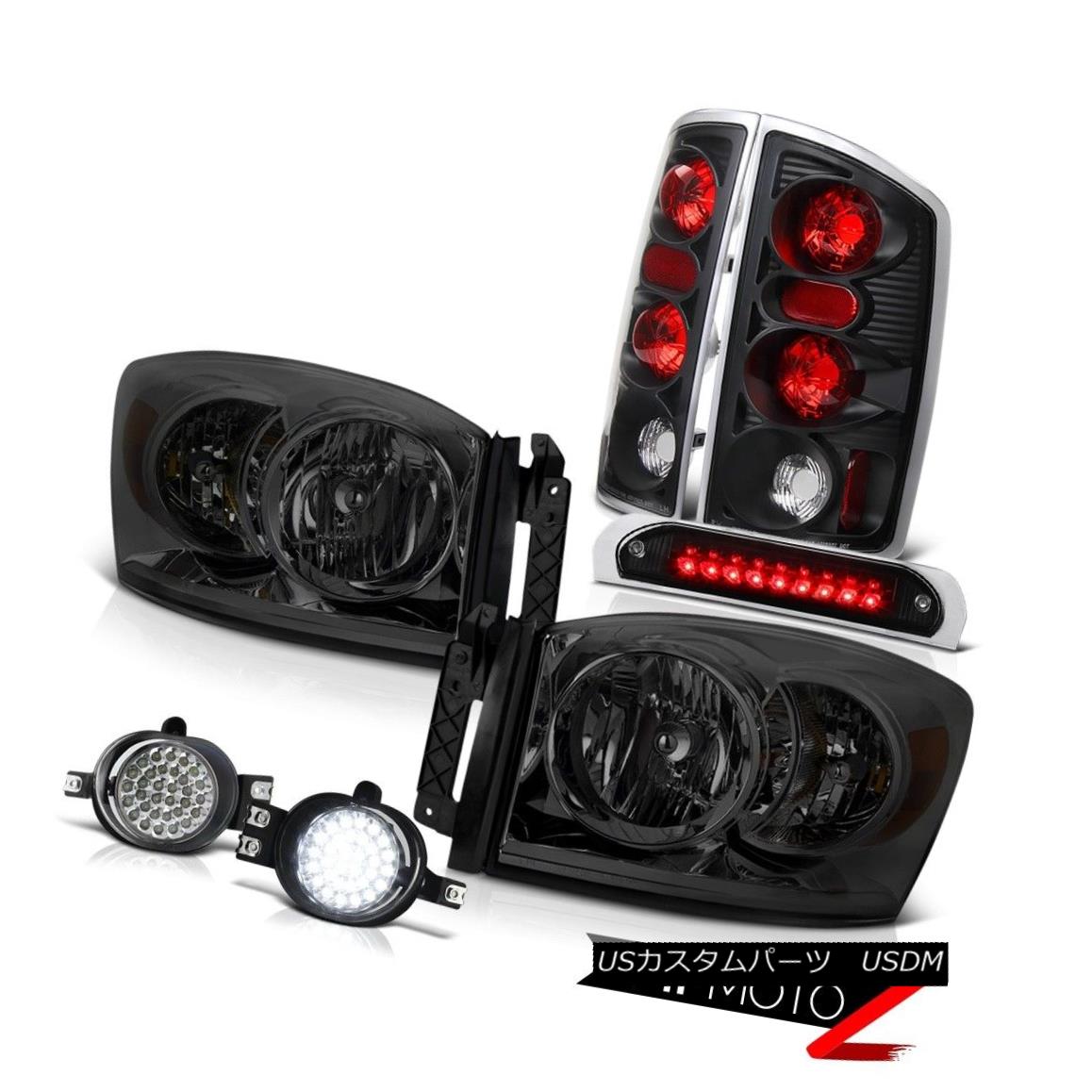 ヘッドライト 2006 Ram 1500 Smoke Headlights Black Tail Lamps LED Driving Foglights 3rd Cargo 2006 Ram 1500煙のヘッドライトブラックテールランプLEDドライビングフォグライト第3貨物 【並行輸入品】 127,600円
