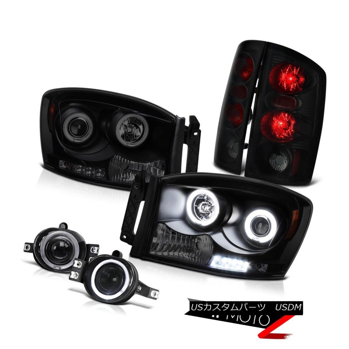 ヘッドライト 2006 Dodge Ram 4.7L CCFL Angel Eye Halo Headlights Projector Foglight Tail Light 2006 Dodge Ram 4.7L CCFLエンジェルアイハローヘッドライトプロジェクターフォグライトテールライト 【並行輸入品】
