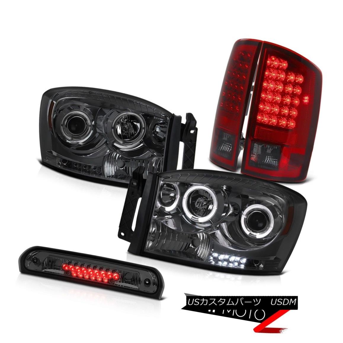 ランキングや新製品 ライト ランプ Eye Angel Projector Headlight Ram Dodge 06 ヘッドライト Rear 06ダッジラムヘッドライトプロジェクターエンジェルアイリアテールライトledハイストップスモーク Smoke Stop High Led Light Tail Orchidmattress Com