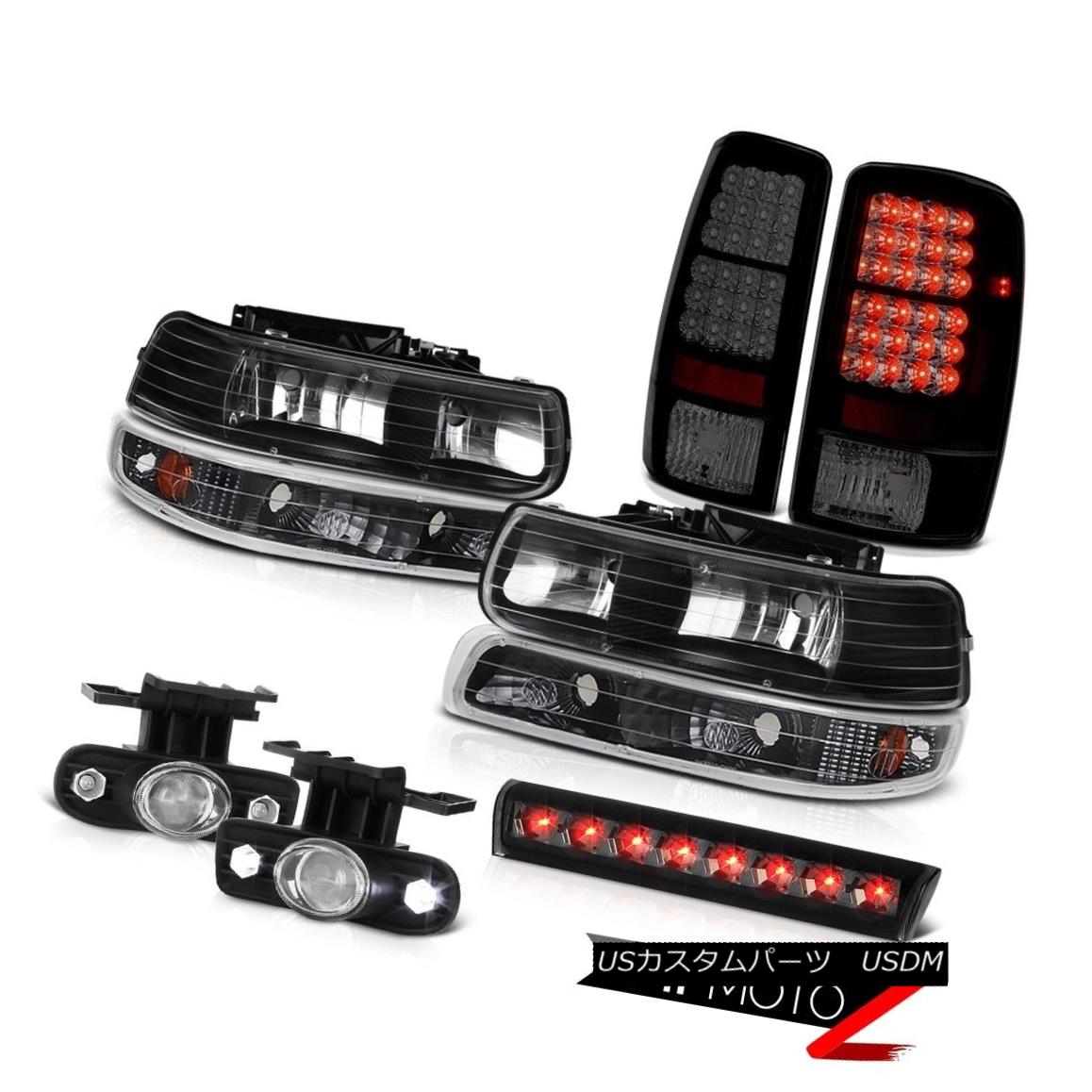 ヘッドライト 2000-2006 Tahoe LT Fog lights parking light brake lamps smoked Roof Brake Light 2000-2006タホLTフォグライト駐車ブレーキライトランプ屋根のブレーキライト 【並行輸入品】