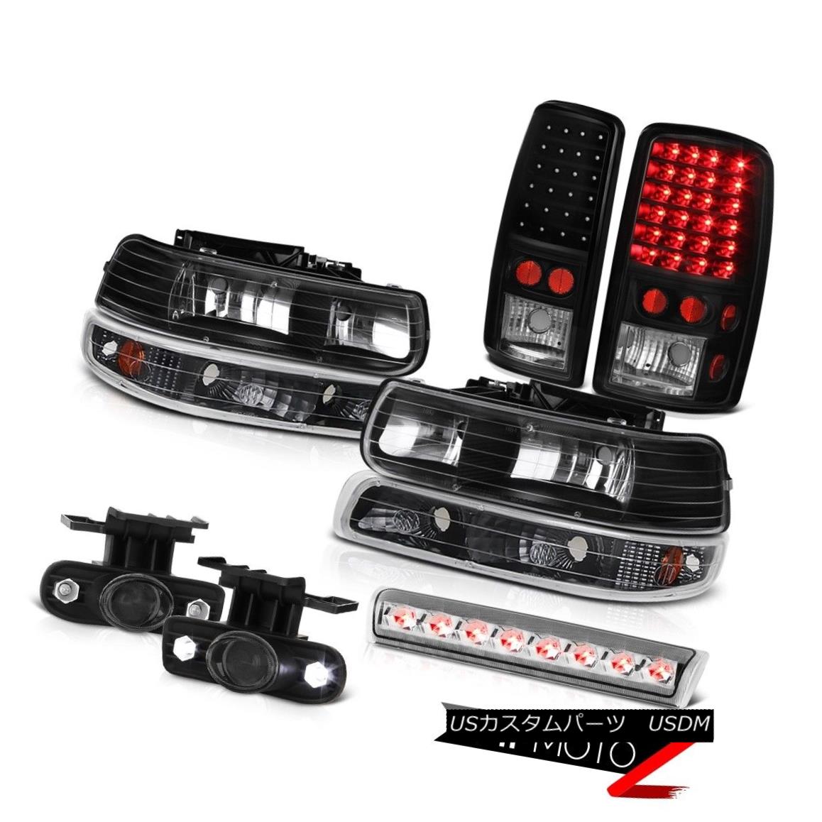 ヘッドライト 2000-2006 Chevy Tahoe LT Fog lamps turn signal tail brake chrome 3rd Brake Light 2000-2006 Chevy Tahoe LTフォグランプ信号テールブレーキクローム第3ブレーキライト 【並行輸入品】