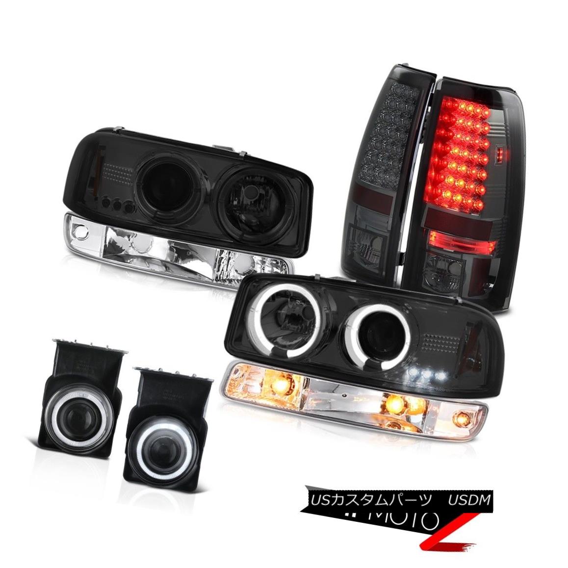 ヘッドライト 03-06 Sierra SL Fog lights titanium smoke smd tail lamps parking lamp headlamps 03-06シエラSL霧ライトチタン煙smdテールランプパーキングランプヘッドランプ 【並行輸入品】