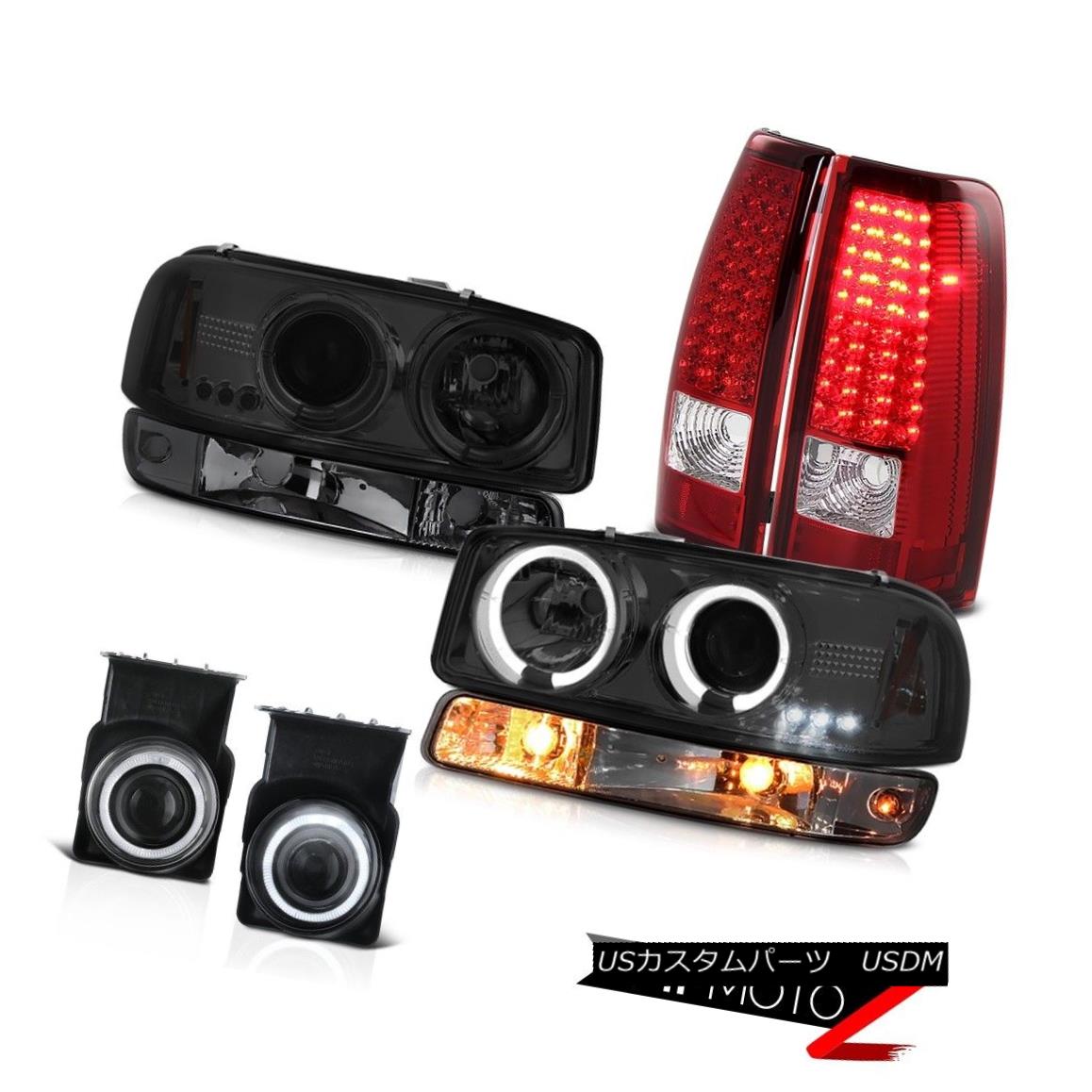 ヘッドライト 03 04 05 06 Sierra SL Sterling chrome fog lamps red tail bumper light Headlamps 03 04 05 06 Sierra SLスターリングクロームフォグランプ赤いテールバンパーライトヘッドランプ 【並行輸入品】