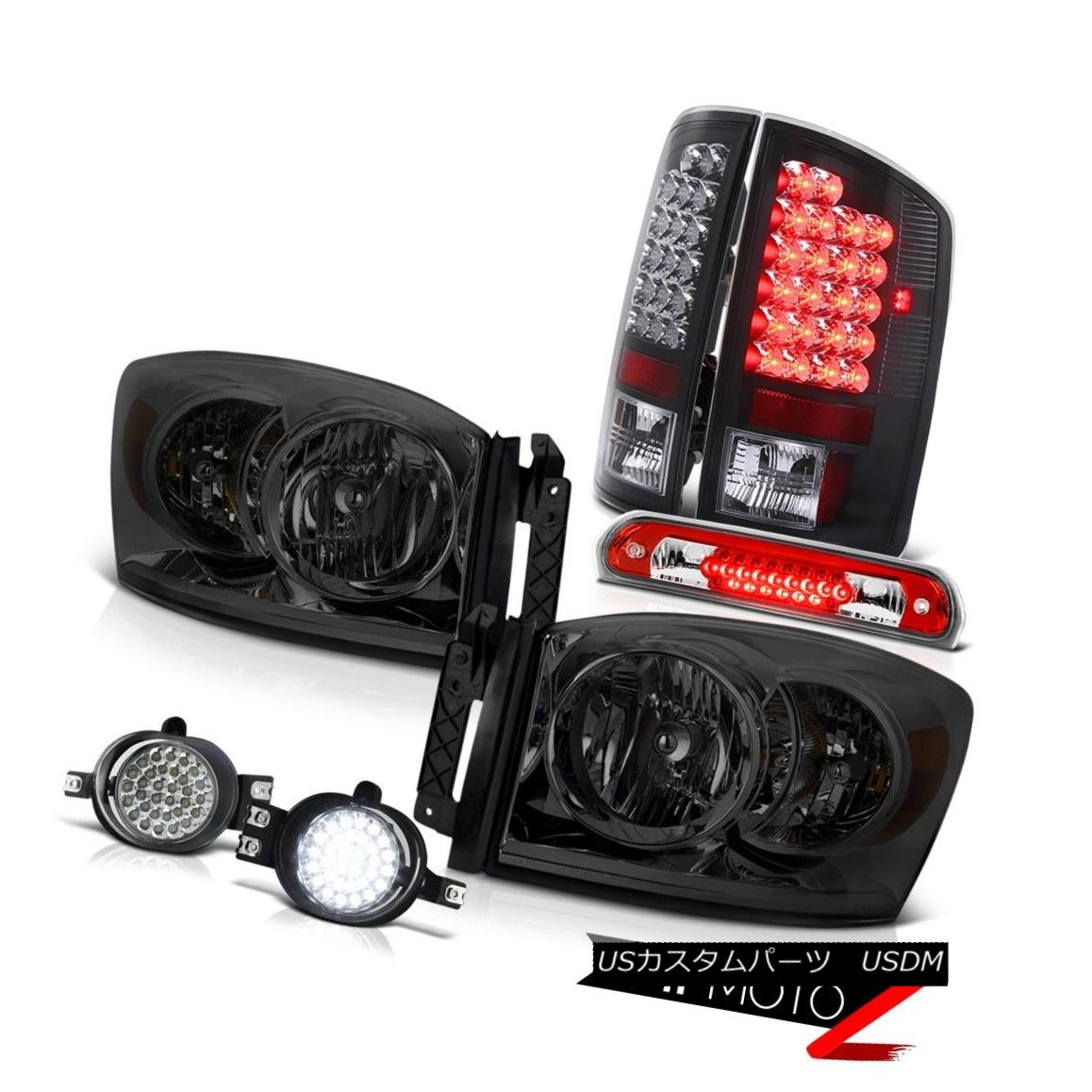 魅力の ライト ランプ Assembly Lights Tail Headlights Smoke ヘッドライト Led V8 Ram スモークヘッド ライトテールライトアセンブリledトリムフォグライト06年第3回dodge V8 Ram Dodge 06 3rd Foglights Trim