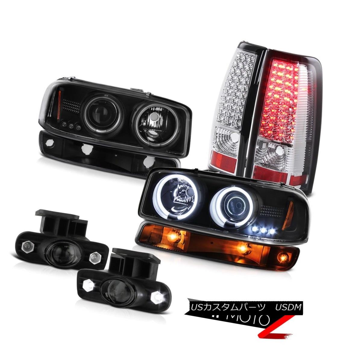 ヘッドライト 99-02 Sierra WT Foglights euro clear smd taillamps parking lamp ccfl headlights 99-02 Sierra with Fogライトeuroclearとtaillampsパーキングランプccflヘッドライト 【並行輸入品】