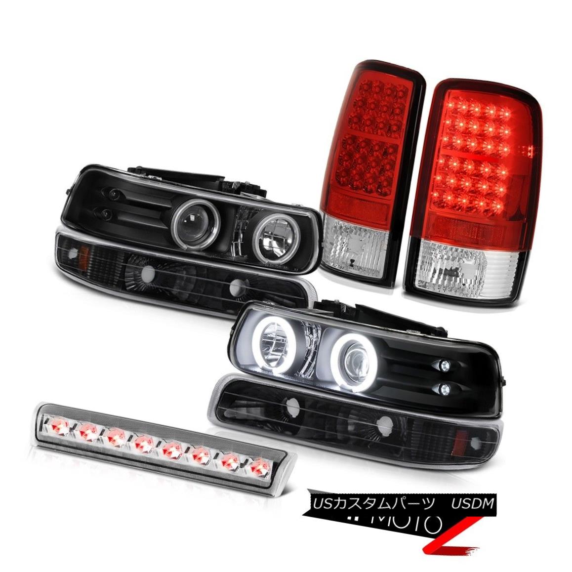 ヘッドライト C.C.F.L Angel Eye HeadlightsLH+RH LED Brake Lights Chrome 3rd 2000-2006 Tahoe LS C.C.F.LエンジェルアイヘッドライトLH + R H LEDブレーキライトChrome 2000年第3四半期タホLS 【並行輸入品】