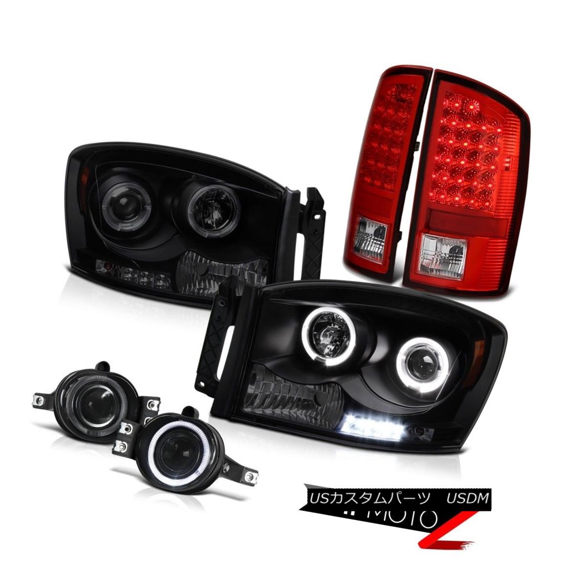 ヘッドライト Halo LED Headlight Chrome Taillamp Tinted Projector Foglight Ram Sport 2007 2008 Halo LEDヘッドライトクロームテールランプペンタプロジェクターFog Light Ram Sport 2007 2008 【並行輸入品】 69,333円