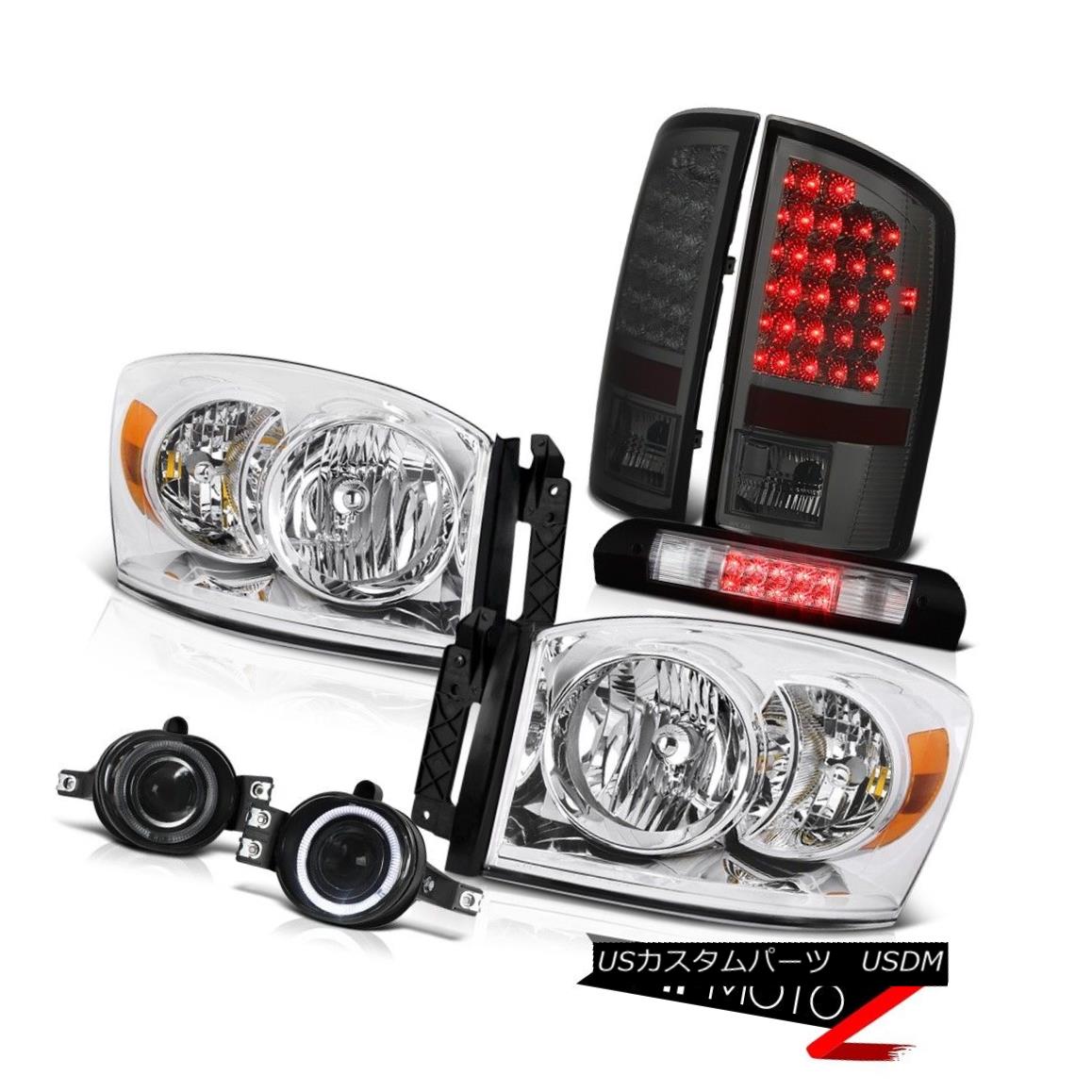 ヘッドライト 2007 2008 Dodge Ram 2500 Headlights LED Taillight Projector Foglight Third Brake 2007年のDodge Ram 2500ヘッドライトLEDテールライトプロジェクターフォグライトThird Brake 【並行輸入品】