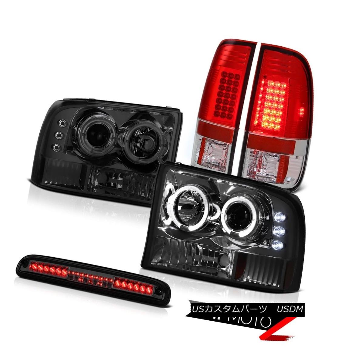 ヘッドライト 1999-2004 F250 King Ranch Halo Headlights Smoke LED Taillamp Roof Brake Cargo 1999-2004 F250 King Ranch Haloヘッドライト煙LEDテールランプ屋根ブレーキカーゴ 【並行輸入品】