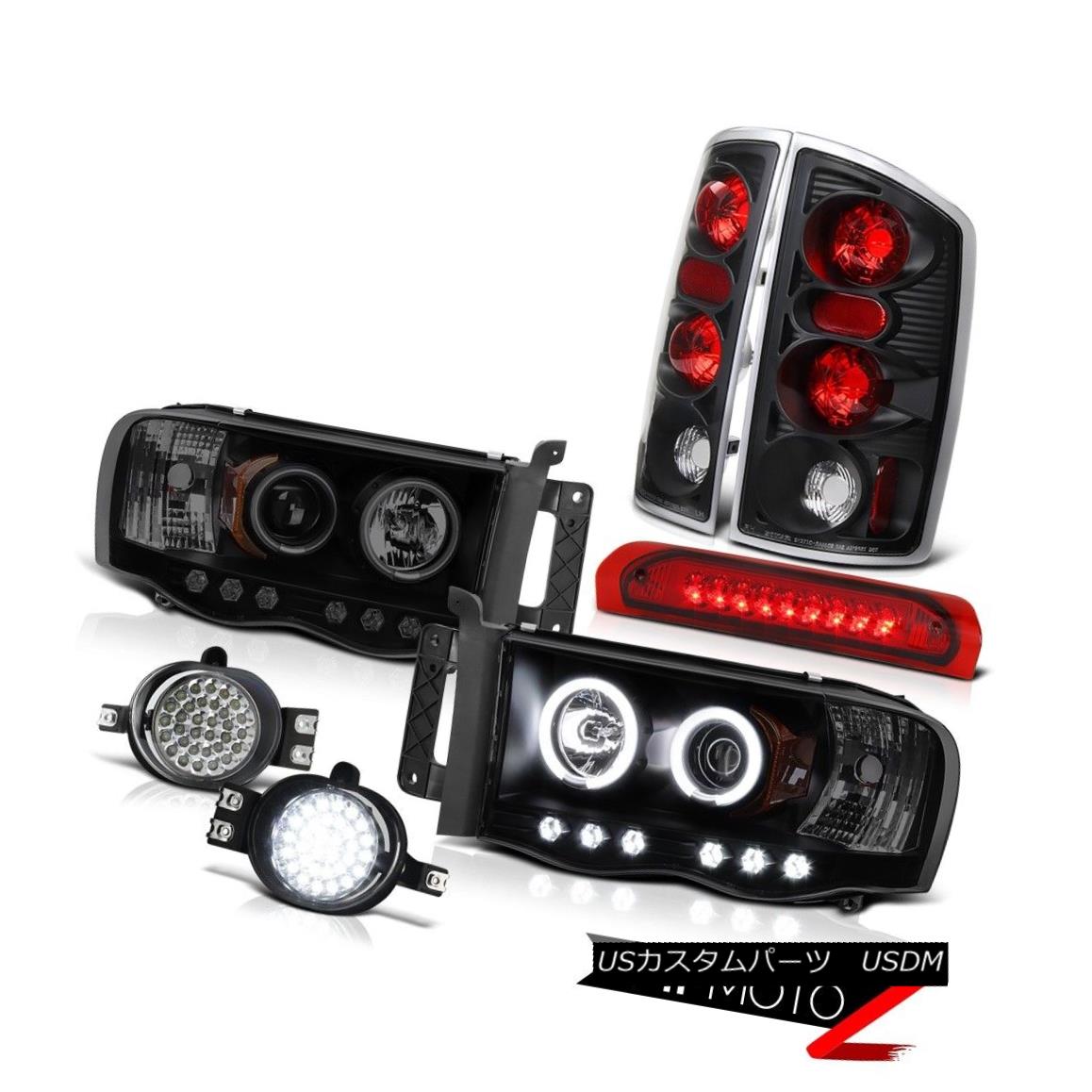 ヘッドライト Ram Turbo Diesel Projector Halo Headlights Signal Brake Tail Light LED Fog Roof ラムターボディーゼルプロジェクターハローヘッドライトシグナルテールライトLEDフォグルーフ 【並行輸入品】