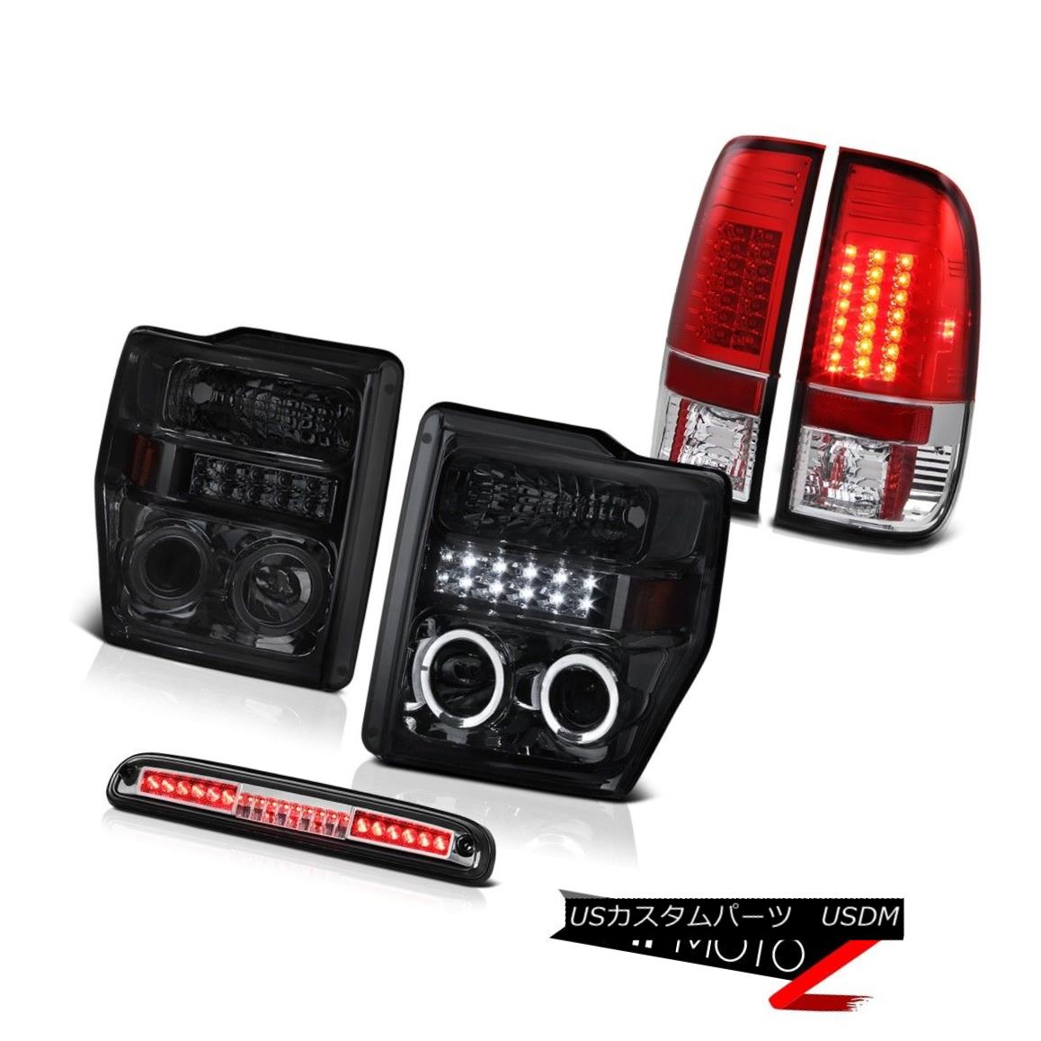 ヘッドライト Tinted Headlights Roof Brake Cargo LED Tail Lights 2008-2010 Ford F350 Lariat テント付きヘッドライトルーフブレーキカーゴLEDテールライト2008-2010 Ford F350 Lariat 【並行輸入品】