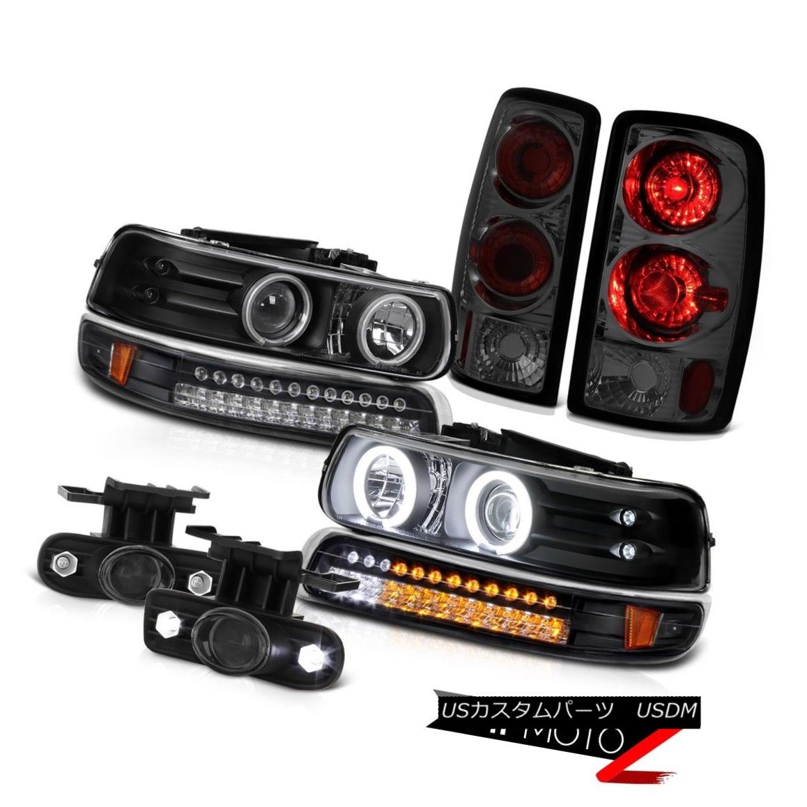 ヘッドライト 2000-2006 Tahoe LS CCFL Headlights LED Onyx Bumper Brake Lamps Tail Tinted Fog 2000-2006タホLS CCFLヘッドライトLEDオニキスバンパーブレーキランプテールティンテッドフォグ 【並行輸入品】