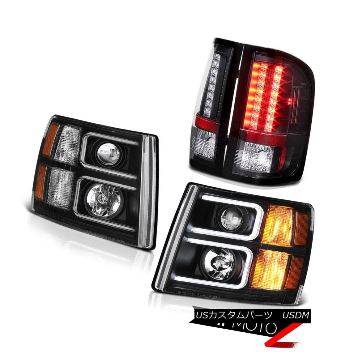 ヘッドライト 07-13 Silverado WT Raven Black Projector Headlamps Taillamps Light Bar Newest 07-13 Silverado WT Raven Blackプロジェクターヘッドランプタイルランプライトバー最新 【並行輸入品】