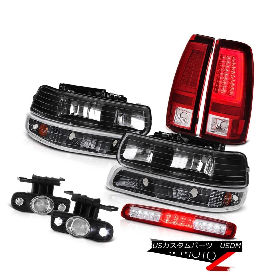 ヘッドライト 99 00 01 02 Silverado Z71 Tail Lamps Roof Brake Light Fog Bumper Light Neon Tube 99 00 01 02 Silverado Z71テールランプルーフブレーキライトフォグバンパーライトネオンチューブ 【並行輸入品】