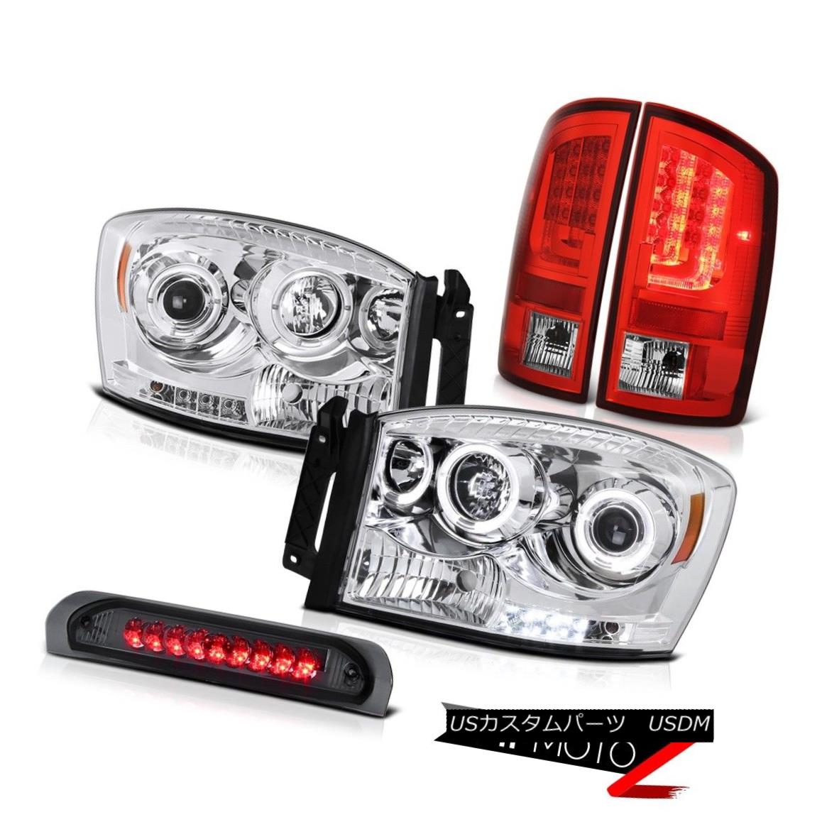 ヘッドライト 2007-2009 Dodge Ram 1500 4.7L Taillamps CrySTal Clear Headlights Roof Cab Lamp 2007-2009ダッジラム1500 4.7L Taillamps CrySTalクリアヘッドライトルーフキャブランプ 【並行輸入品】