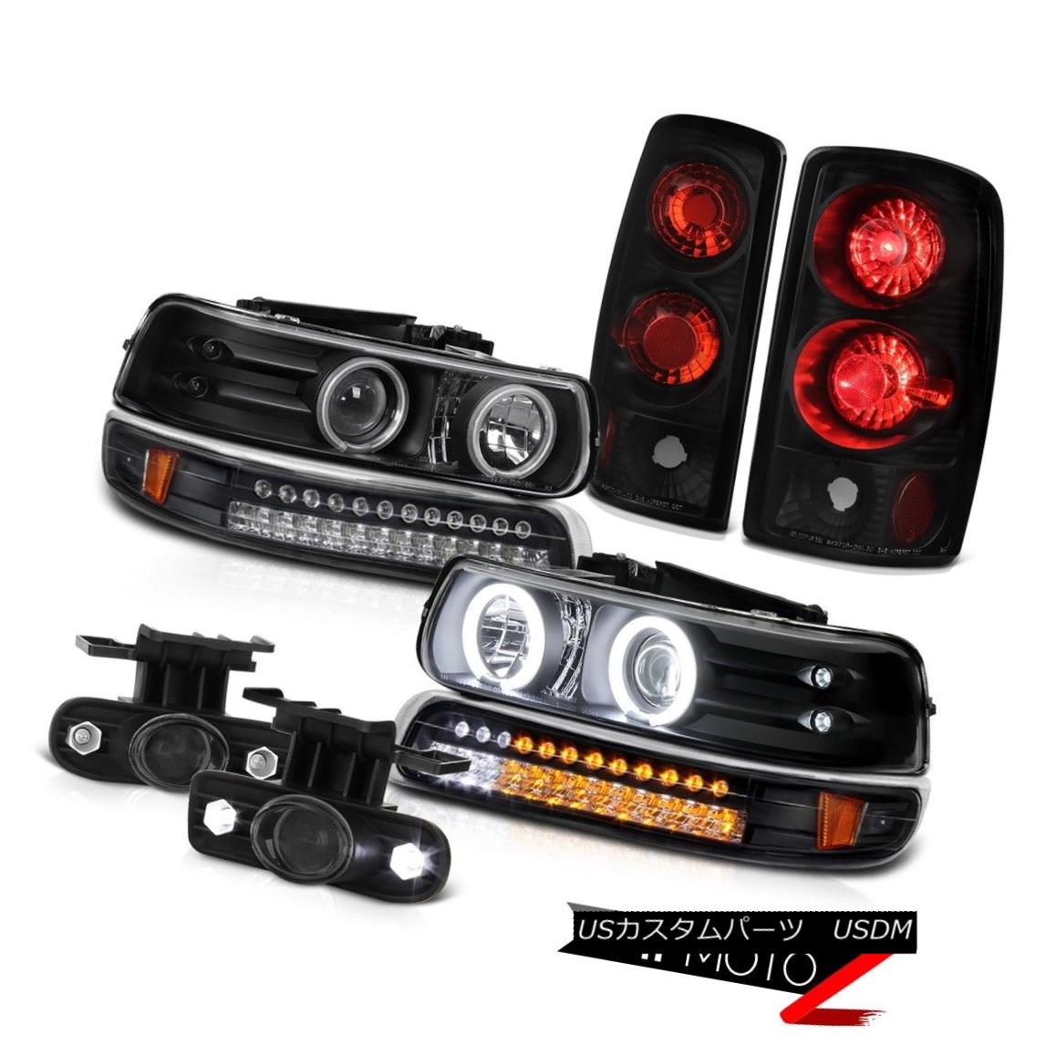 ヘッドライト 00-06 Suburban 5.3L CCFL Headlamp LED Parking Tail Lamps Projector Tinted Fog 00-06郊外5.3L CCFLヘッドランプLEDパーキングテールランタープロジェクター着色霧 【並行輸入品】