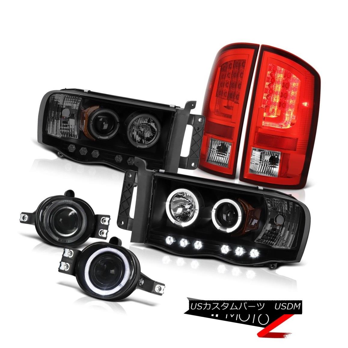 ヘッドライト 2003-2005 Dodge Ram 3500 SLT Taillights Headlights Smoked Foglamps \