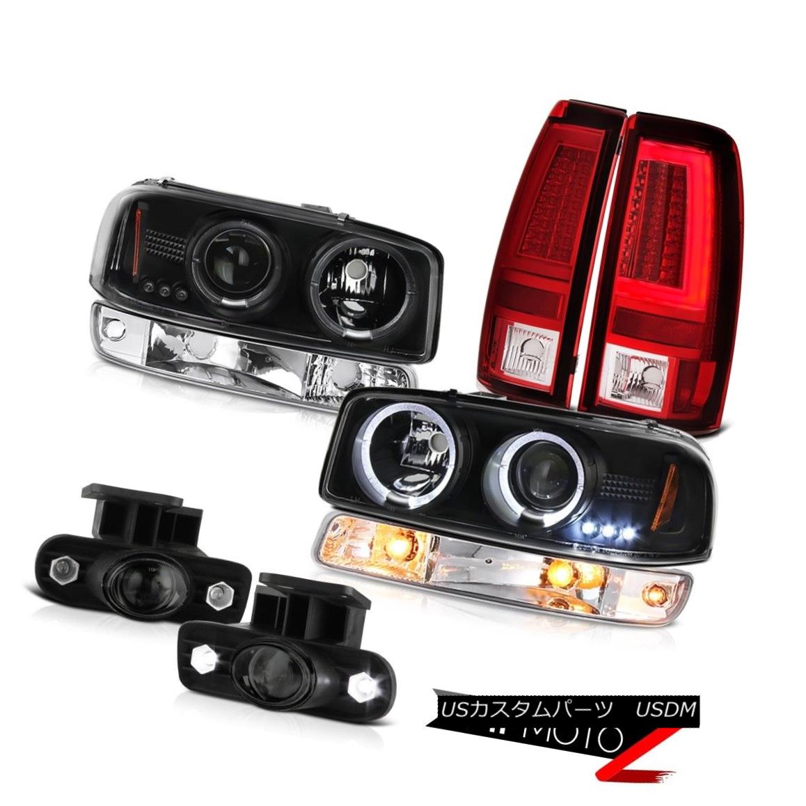 ヘッドライト 1999-2002 Sierra 3500HD Tail Lamps Parking Light Fog Headlights \