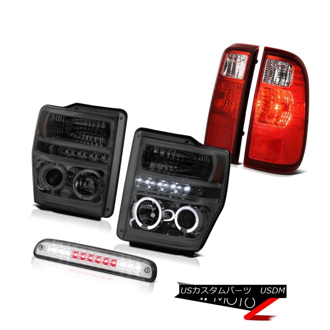 ヘッドライト Projector Headlights Brake Cargo LED Red Signal Tail Lights 2008-2010 F250 F350 プロジェクターヘッドライトブレーキカーゴLEDレッド信号テールライト2008-2010 F250 F350 【並行輸入品】