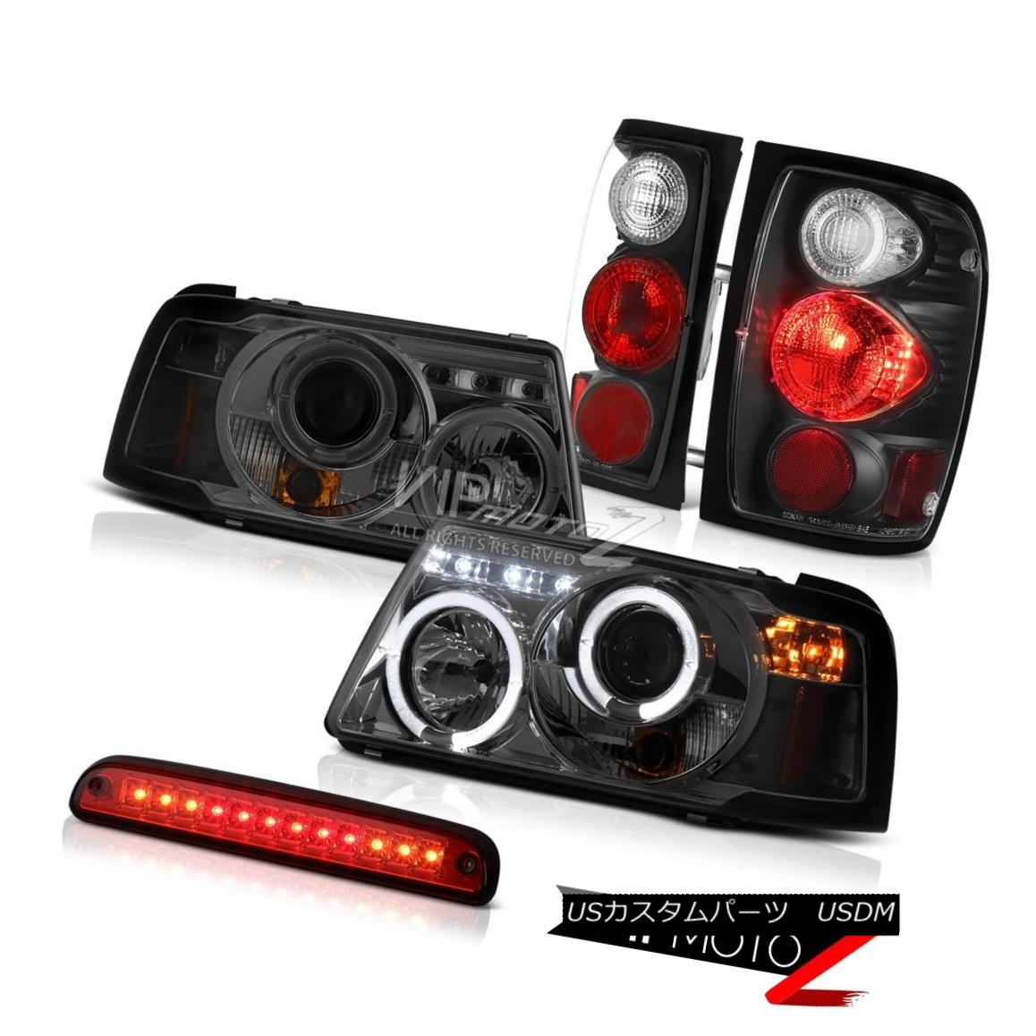 ヘッドライト Smoke DRL Projector Tail Lights Brake Lamps Red Third LED 01-11 Ford Ranger XLT 煙DRLプロジェクターテールライトブレーキランプレッド第3 LED 01-11 Ford Ranger XLT 【並行輸入品】