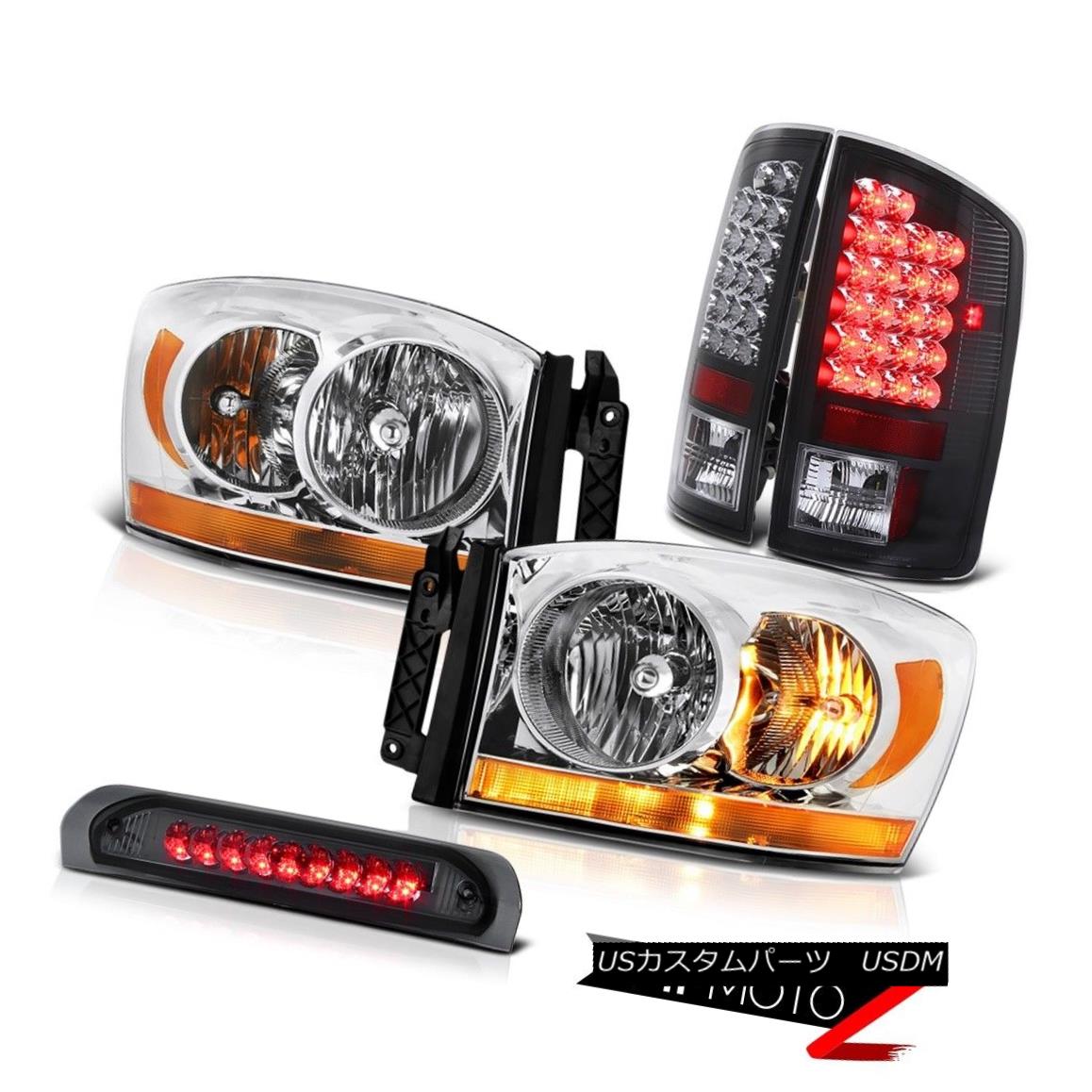 ヘッドライト 2006 Ram 5.7L Euro Clear Headlights Phantom Smoke Roof Brake Lamp Parking Lights 2006 Ram 5.7Lユーロクリアヘッドライトファントムスモーク屋根ブレーキランプパーキングライト 【並行輸入品】