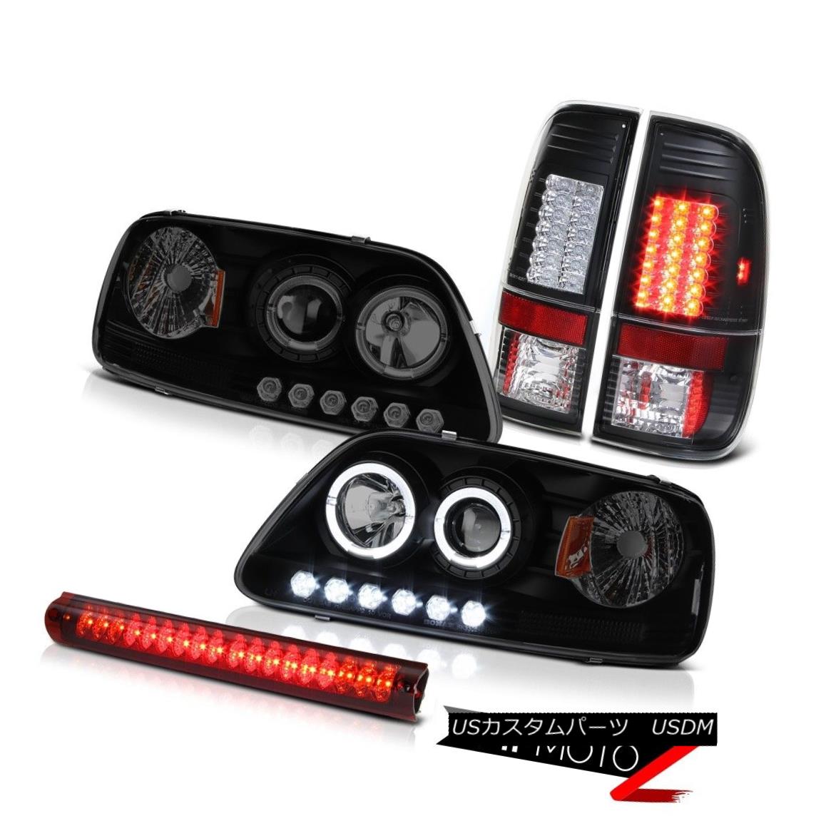 ヘッドライト Halo LED Headlight Black Tail Lights High Brake Light Red 2001 2002 2003 F150 XL Halo LEDヘッドライトブラックテールライトハイブレーキライトレッド2001 2002 2003 F150 XL 【並行輸入品】 58,806円