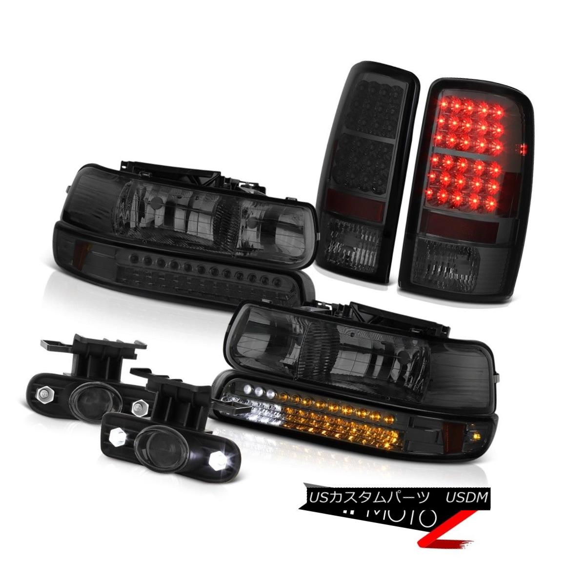 ヘッドライト 01 02 03 04 05 06 Suburban 5.7L LED Smoke Bumper+Headlamp Taillamp Projector Fog 01 02 03 04 05 06郊外5.7L LEDスモークバンパー+ヘッドラム p Taillamp Projector Fog 【並行輸入品】
