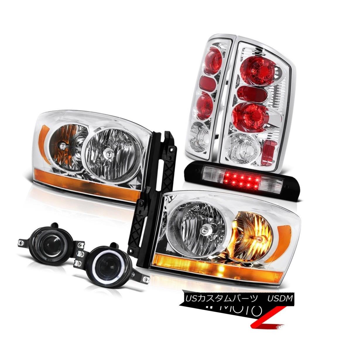 4年保証 ヘッドライト Wsヘッドランプダークスモークフォグランプハイストップライトテールoeスタイルユーロ Ram 06 Euro Style Oe Tail Light Stop High Lamps Fog Smoke Dark Headlamps Ws Ram 06 ライト ランプ