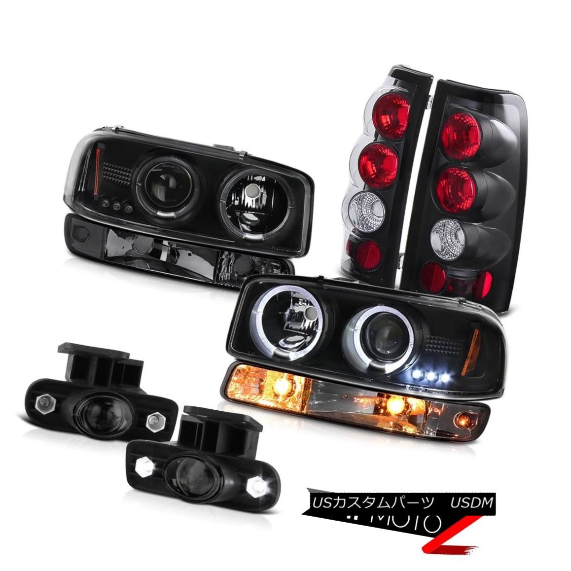 ヘッドライト 99-02 Sierra 4.3L Fog lights inky black tail brake bumper light Headlights Euro 99-02シエラ4.3Lフォグライトインクニーブラックテールブレーキバンパーライトヘッドライトユーロ 【並行輸入品】