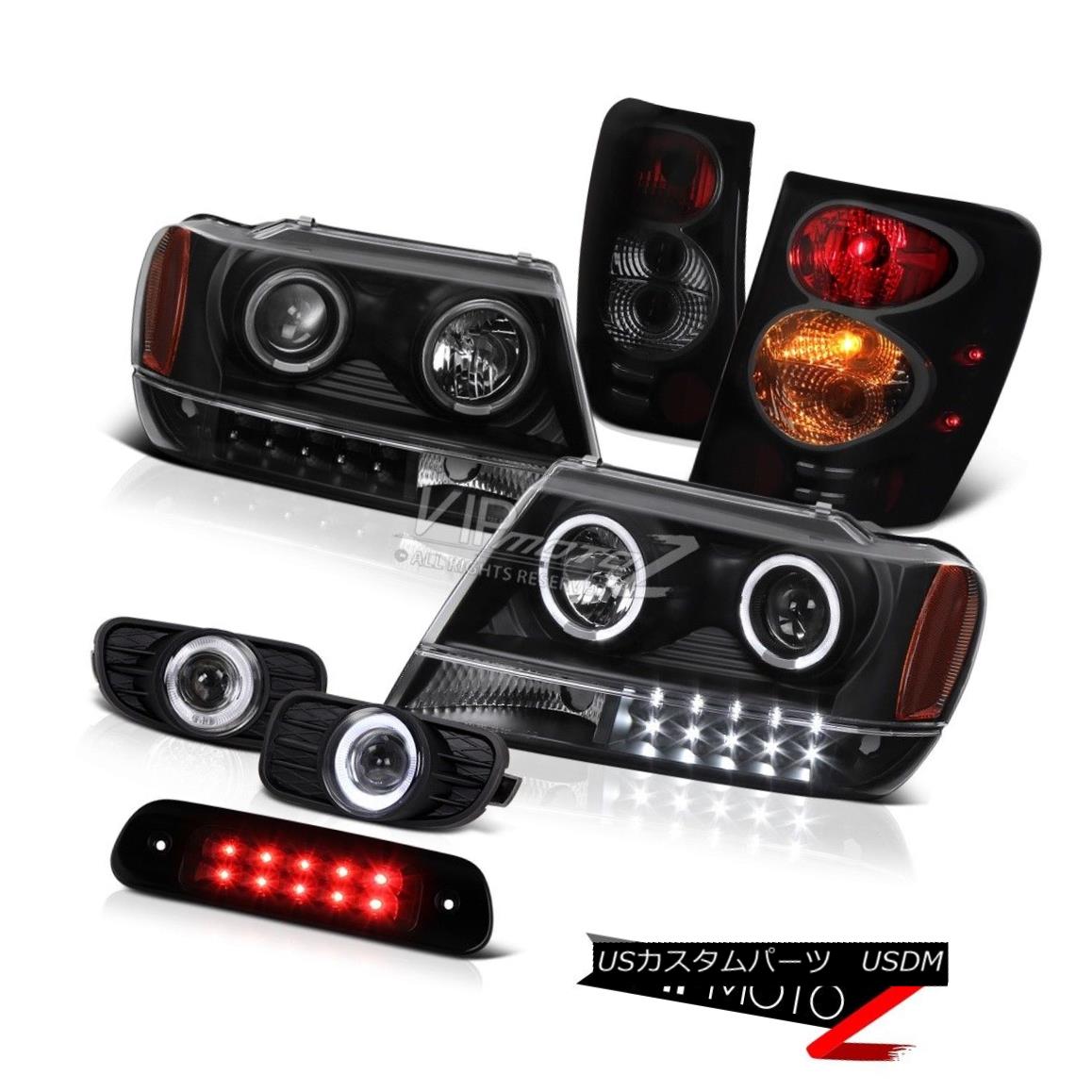 ヘッドライト 1999-2003 Jeep Grand Cherokee 4X4 Roof Cab Light Fog Lights Tail Headlamps LED 1999-2003 Jeep Grand Cherokee 4X4ルーフキャブライトフォグライトテールヘッドライトLED 【並行輸入品】