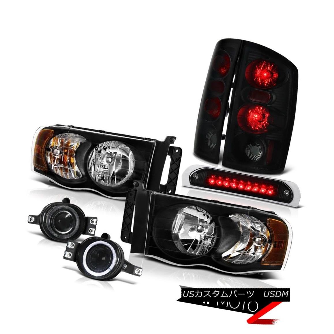 新版 ライト ランプ ヘッドライト V8 Ram 02 05 ブラックヘッドライトダークスモーク煙燈バンパーフォグ屋根ブレーキled V8 Ram 02 05 Led Brake Roof Fog Bumper Taillights Smoke Darkest Headlights Black Sercomedsa Cl