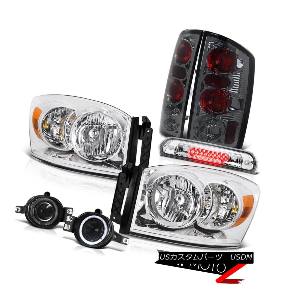 ヘッドライト Chrome Headlamps Brake Lamp Smoke Fog High Stop LED 2006 Dodge Ram Magnum V8 クロームヘッドランプブレーキランプスモークフォッグハイストップLED 2006 Dodge Ram Magnum V8 【並行輸入品】