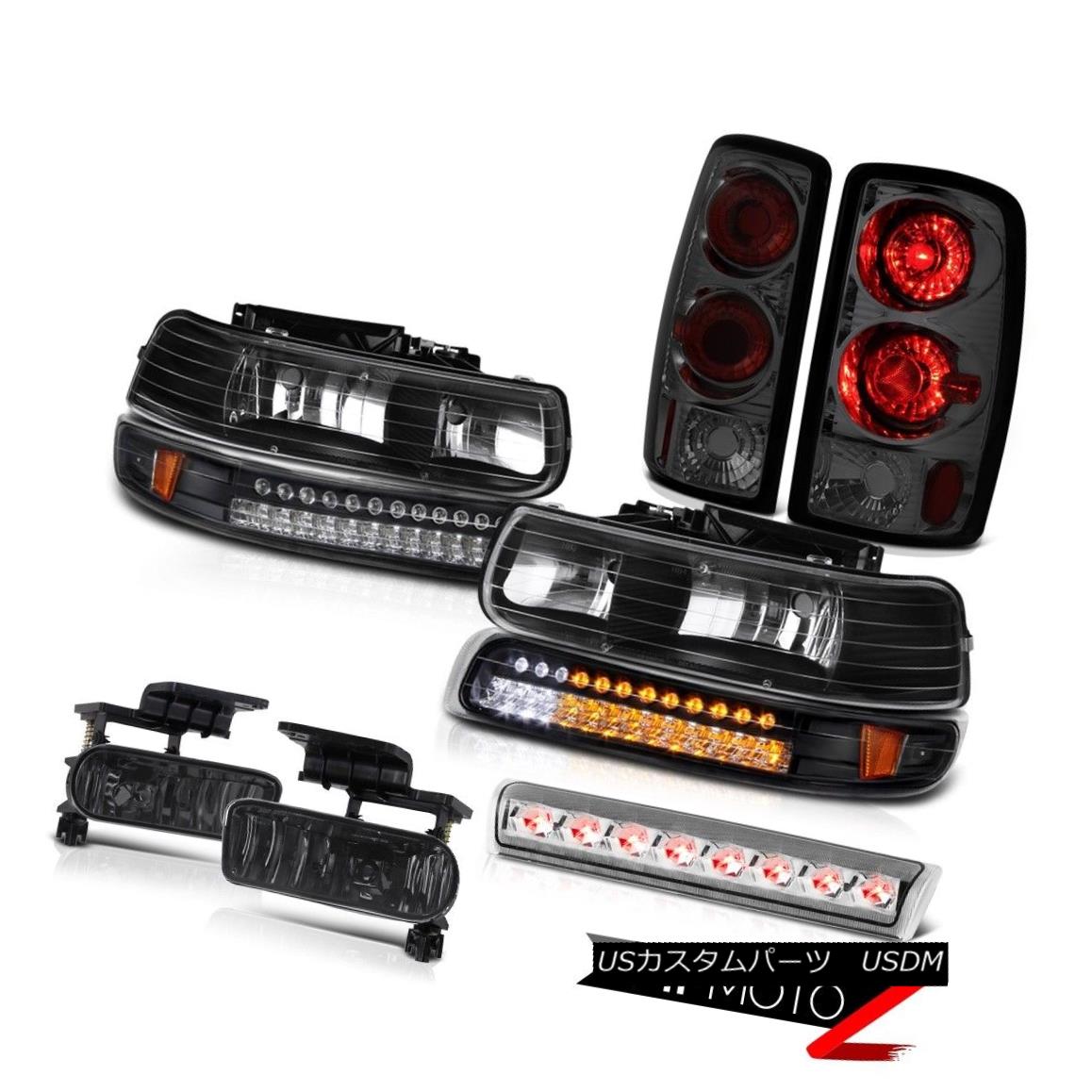 ヘッドライト 2000-2006 Tahoe LT High stop lamp fog lights taillamps matte black signal Lights 2000-2006タホLTハイストップランプフォグライトテールランプマットブラックシグナルライト 【並行輸入品】