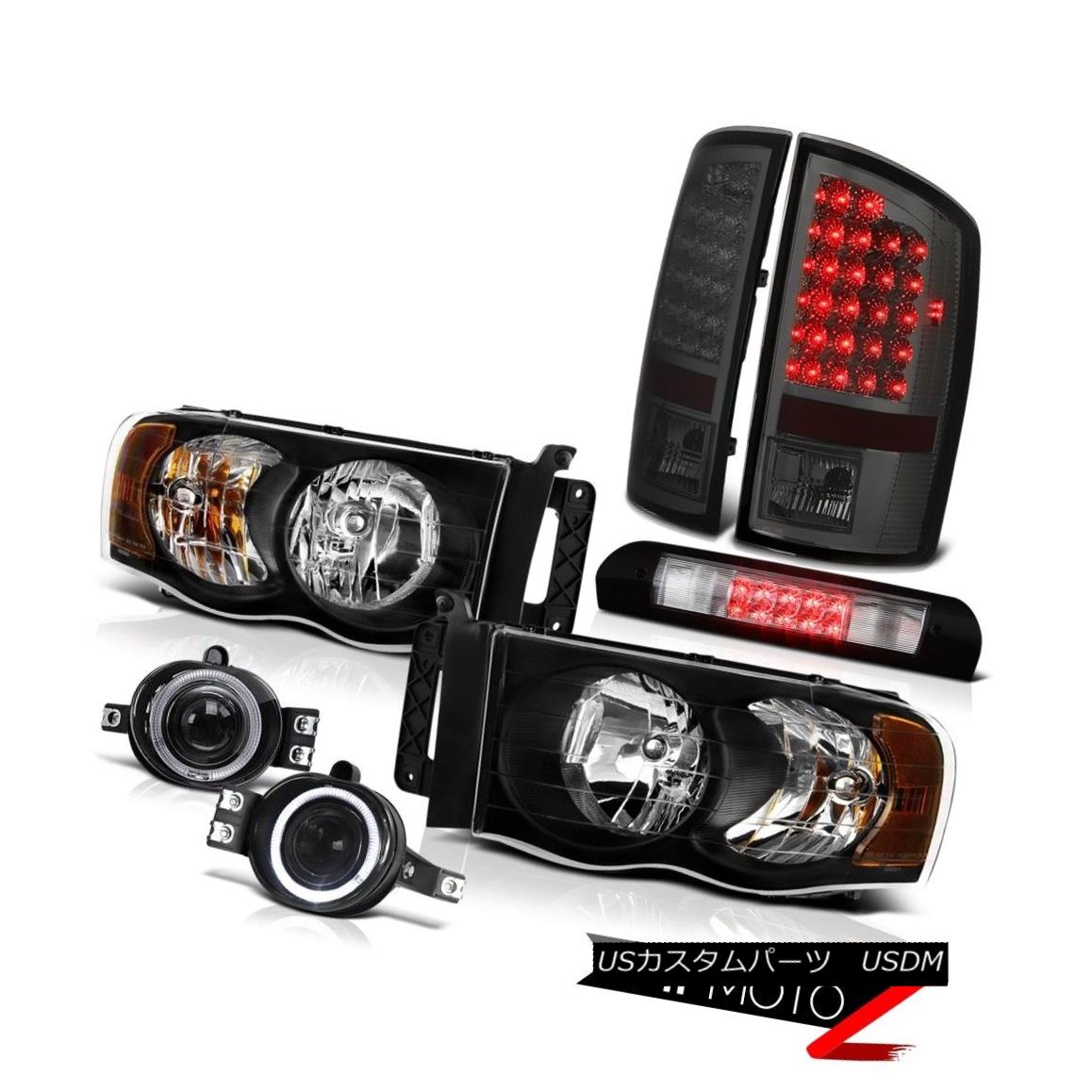 ヘッドライト Black 車用品 Headlamps Smoked Led Tail ヘッドライト Black ライト ランプ Light 芸能人愛用 の Foglamp Tail Roof Brake Cargo 02 05 Ram Slt ブラックヘッドランプスモーク Ledテールライトフォグランプ屋根ブレーキカーゴ02 05 Ram Slt
