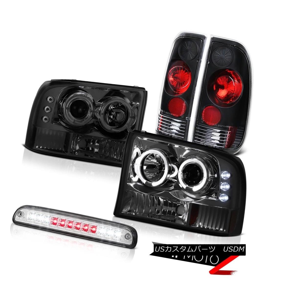 ヘッドライト Headlamps Angel Eye Roof Brake Cargo LED Black Tail Lamps 1999-2004 Ford F350 SD ヘッドランプエンジェルアイルーフブレーキカーゴLEDブラックテールランプ1999-2004 Ford F350 SD 【並行輸入品】