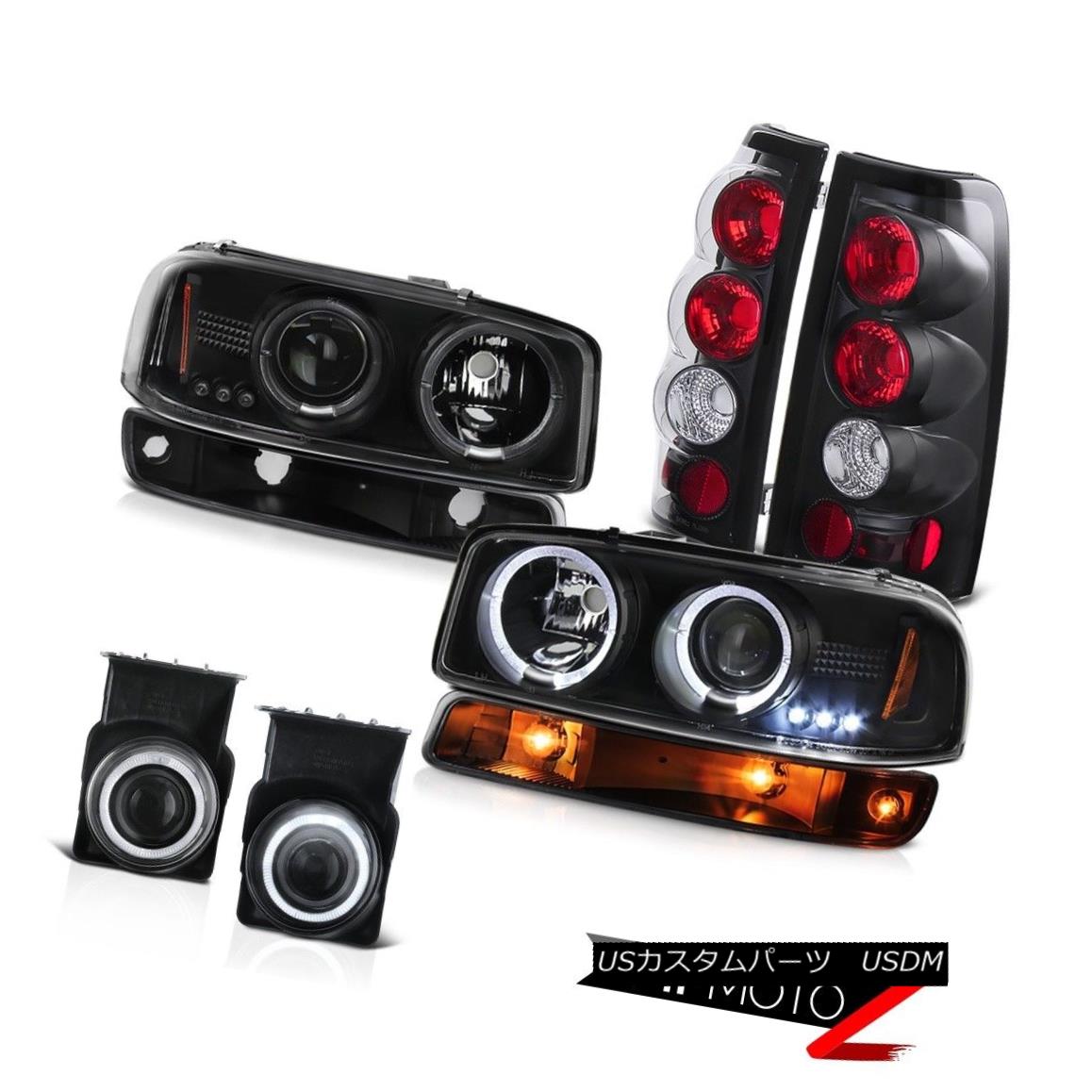 ヘッドライト 03-06 Sierra WT Chrome foglamps matte black taillights signal lamp headlamps 03-06 Sierra WTクロームフォグランプマットブラックテールライトシグナルランプヘッドランプ 【並行輸入品】