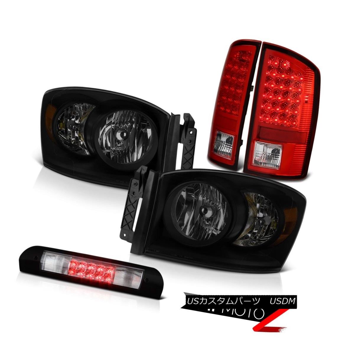 ヘッドライト 2006 Ram Slt Darkest Smoke Headlamps 3RD Brake Light Rosso Red Tail Lights LED 2006 Ram Slt Darkest Smoke Headlamps 3RDブレーキライトロッソレッドテールライトLED 【並行輸入品】