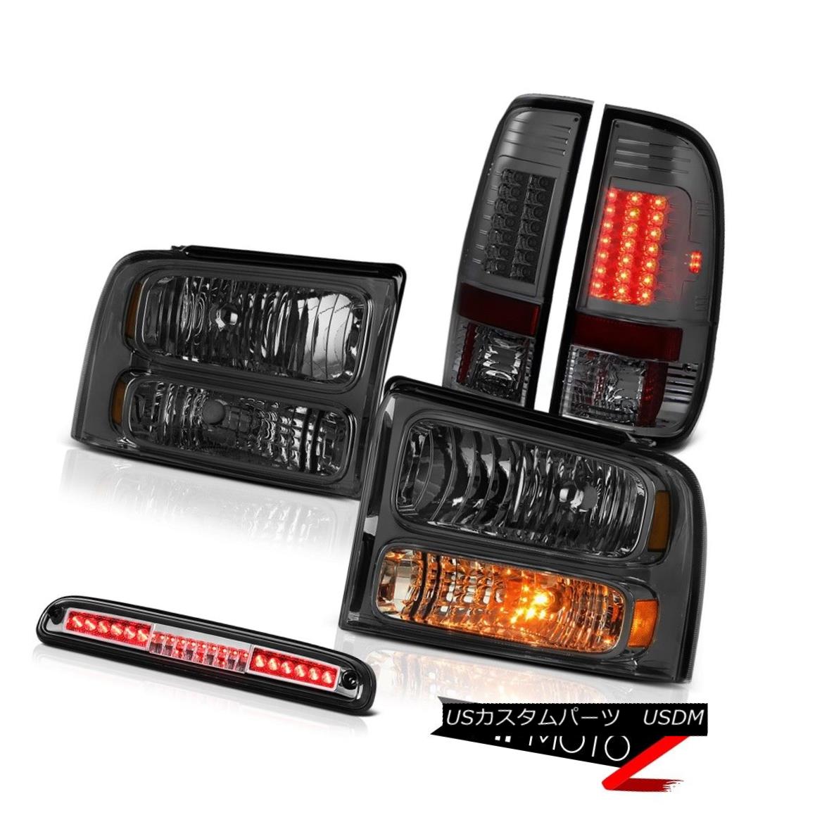 ヘッドライト 2005 2006 2007 Ford F350 SD PAIR Headlight Smoke LED Taillamps Roof Stop Chrome 2005 2006 2007 Ford F350 SD PAIRヘッドライトスモークLEDタイルランプRoof Stop Chrome 【並行輸入品】