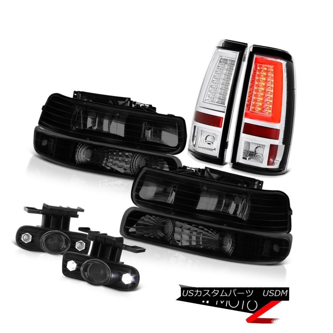 ヘッドライト 99-02 Silverado LTZ Crystal Clear Taillamps Headlamps Bumper Fog Lights OE Style 99-02 Silverado LTZクリスタルクリアテアランプヘッドランプバンパーフォグライトOEスタイル 【並行輸入品】