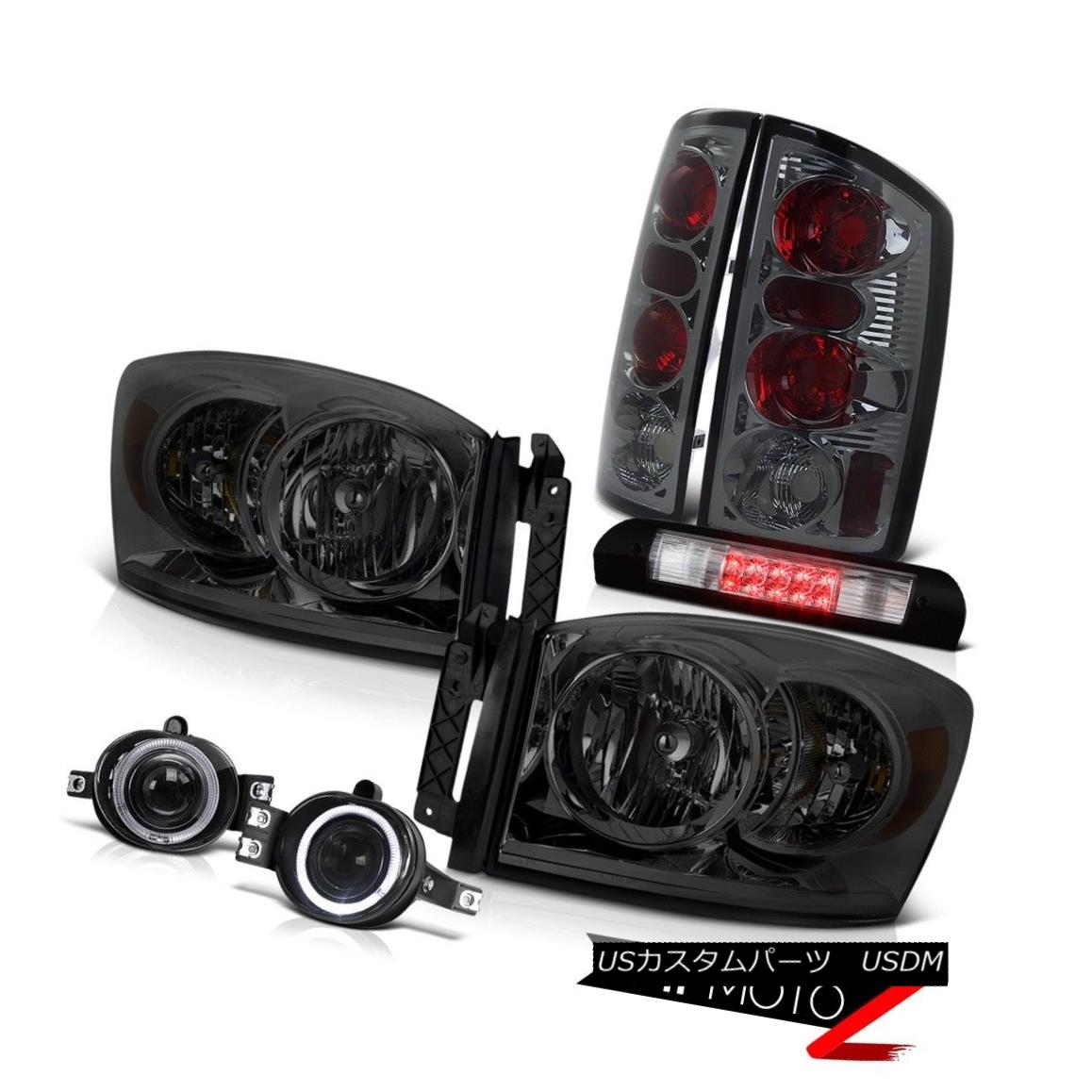 ヘッドライト Tinted Headlights Brake Tail Lamps Projector Fog Third LED 2006 Dodge Ram SLT 着色されたヘッドライトブレーキテールランププロジェクターフォグ第3回LED 2006 Dodge Ram SLT 【並行輸入品】