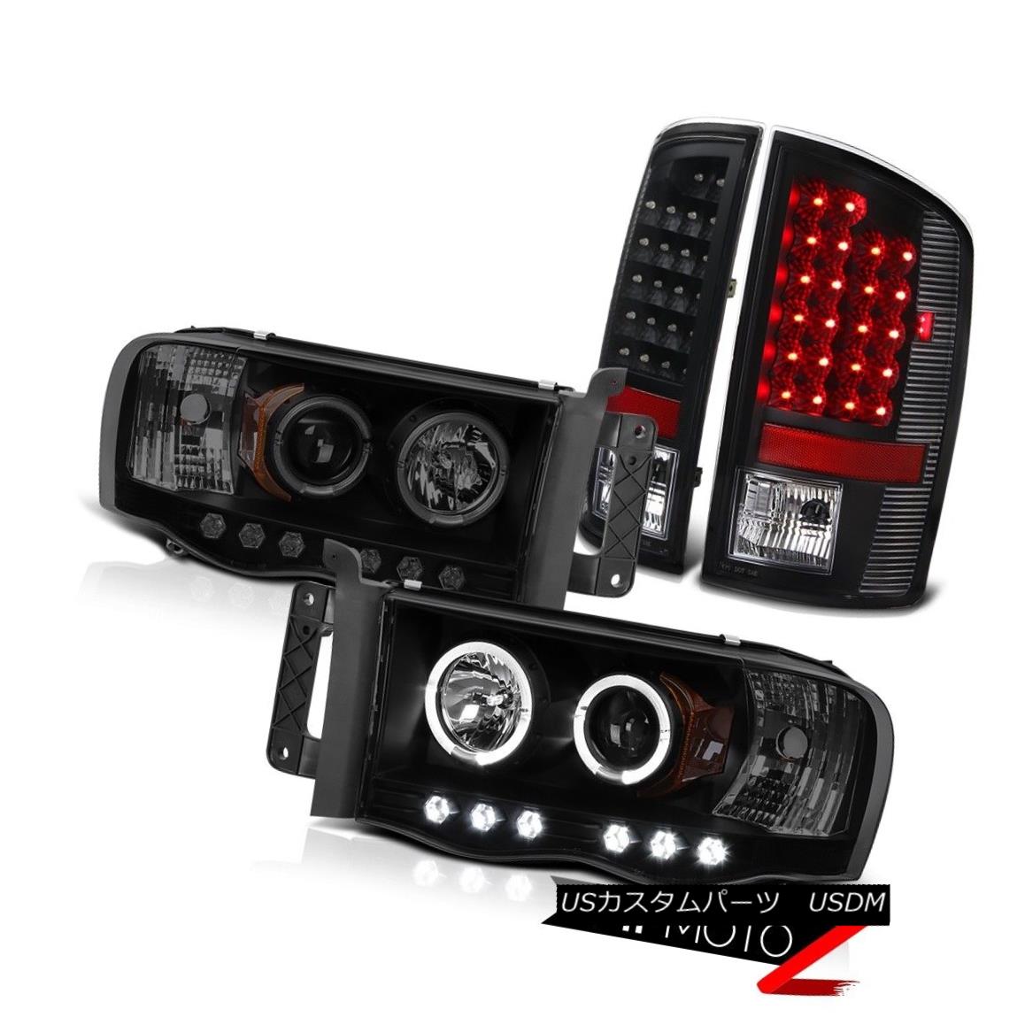 ヘッドライト 02-05 Ram Quad Cab Laramie LED Daytime Headlight Signal Brake Tail Light 02-05ラムクワッドキャブララミーLED昼間ヘッドライト信号ブレーキテールライト 【並行輸入品】