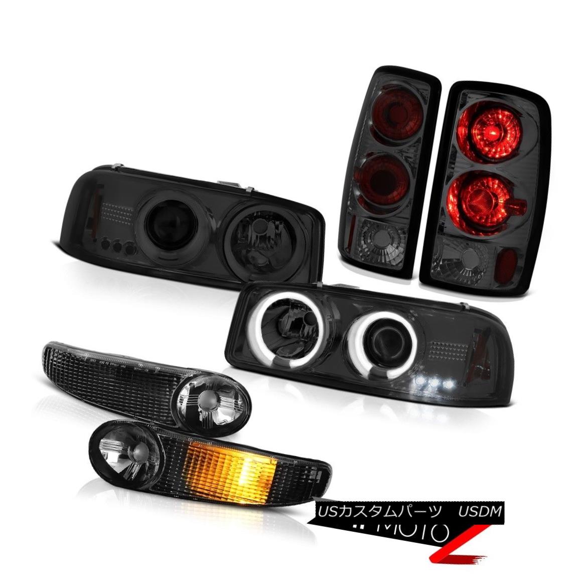 ヘッドライト Smoke CCFL Angel Eye Headlights Signal Bumper Rear Brake Tail 00-06 Yukon Denali 煙CCFLエンジェルアイヘッドライト信号バンパーリアブレーキテール00-06ユーコンデナリ 【並行輸入品】 59,653円